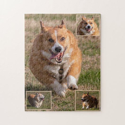 Happy Faces Running Corgis Puzzle (Vertikal)