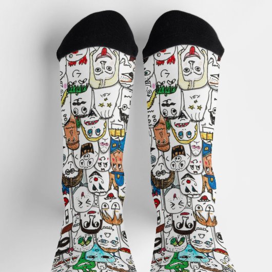 Happy Faces Socken (Oben)