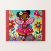 "HAPPY FAIRY AND BIRDS" JIGSAW PUZZLE (Horizontal)