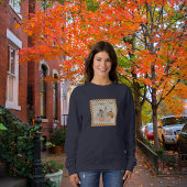 Happy Fall Apple Ernte personalize Message/Name Sweatshirt