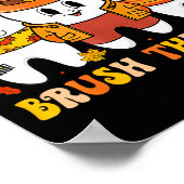 Happy Fall Bruhem All Teeth Thanksgiving Dental De Poster (Ecke)
