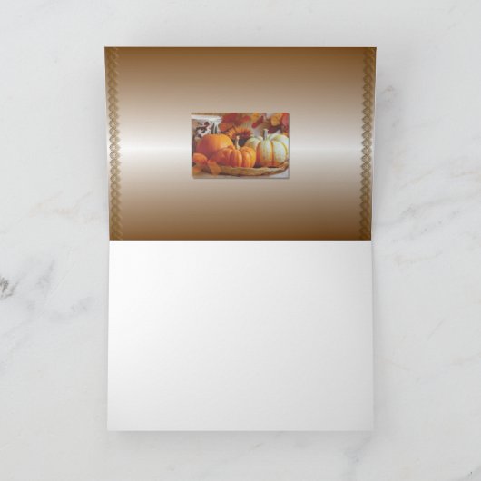 Happy Fall Card Feiertagskarte (Innenseite)