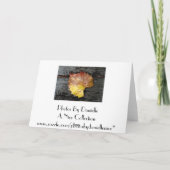 Happy Fall Card Karte (Rückseite)