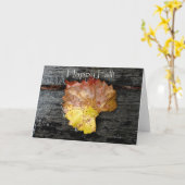 Happy Fall Card Karte (Gelbe Blume)