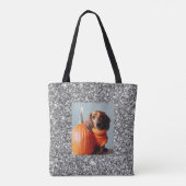 Happy Fall Dackel Tote Bag Tasche (Rückseite)