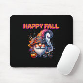 Happy Fall Gnome Mousepad (Mit Mouse)
