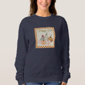 Happy Fall Harvest Personalize-Nachricht oder -Nam Sweatshirt (Vorderseite)