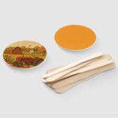 Happy Fall klassische Traktor und Bauernhof Fächer (Non-assembled)