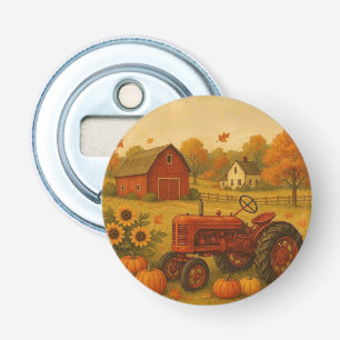 Happy Fall klassische Traktor und Bauernhof Flaschenöffner
