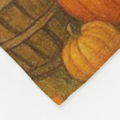 Happy Fall klassische Traktor und Bauernhof Fleecedecke (Ecke)