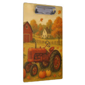 Happy Fall klassische Traktor und Bauernhof Klemmbrett (Rechts)