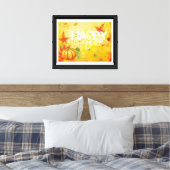 Happy-Fall-Leinwand Leinwanddruck (Insitu (Schlafzimmer))
