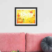 Happy-Fall-Leinwand Leinwanddruck (Insitu (Wohnzimmer))