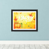 Happy-Fall-Leinwand Leinwanddruck (Insitu (Holzboden))