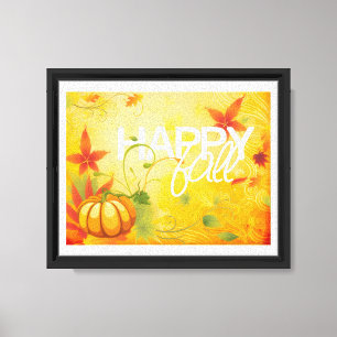 Happy-Fall-Leinwand Leinwanddruck