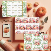 Happy Fall Little Pumpkin Greenery Wreath Party  Geschenkpapier Set