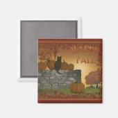 Happy Fall MAGNET (Vorderseite/Rückseite)