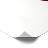 Happy Fall Niedlich Fox Poster (Ecke)