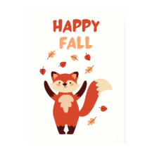 Happy Fall Niedlich Fox