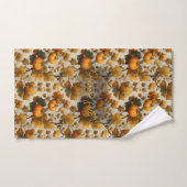 Happy Fall Pumpkin Blätter Design Badhandtuch Set (Handtuch)