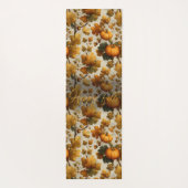 Happy Fall Pumpkin Blätter Design Yogamatte (Rückseite)