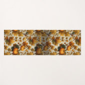 Happy Fall Pumpkin Blätter Design Yogamatte (Vorderseite (Horizontal))