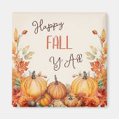 Happy Fall Pumpkin Harvest Magnet (Vorne)