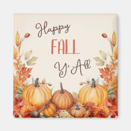 Happy Fall Pumpkin Harvest Magnet