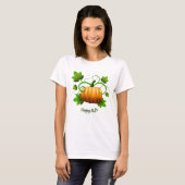 Happy Fall Pumpkin Womens Tshirt (Vorne ganz)