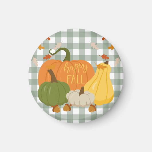 Happy Fall Pumpkins Magnet (Vorne)