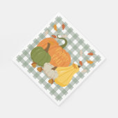 Happy Fall Pumpkins Serviette (Ecke)
