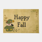 Happy Fall Scarecrow Fußmatte (Vorderseite)