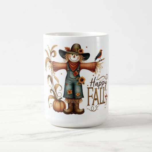 Happy Fall Scarecrow Kaffeetasse (Mittel)
