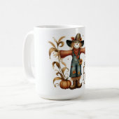 Happy Fall Scarecrow Kaffeetasse (Vorderseite Links)