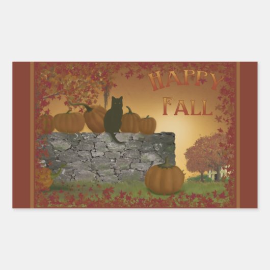 Happy Fall Stickers (Vorderseite)