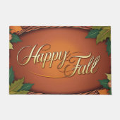 Happy Fall Welcome Mat Fußmatte (Vorderseite)