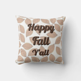 Happy Fall Y’all - dekorative Herbstleaves Kissen
