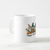 Happy Fall Y all Gnome Leopard Pumpkin Shirt Kaffeetasse (Vorderseite Links)