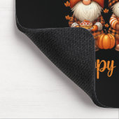 Happy Fall Y all Gnome Pumpkin Autumn Thanksgiving Mousepad (Ecke)