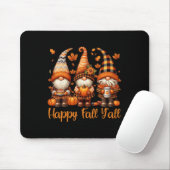 Happy Fall Y all Gnome Pumpkin Autumn Thanksgiving Mousepad (Mit Mouse)