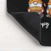 Happy Fall Y all Gnome Pumpkin Autumn Thanksgiving Mousepad (Ecke)