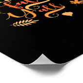 Happy Fall Y’all It's Fall Y’all Retro Classic Poster (Ecke)