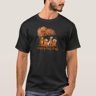 Happy Fall Y alle Herbst Labrador Retriev Pumpkin T-Shirt