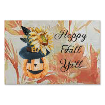 Happy Fall Ya’ll Durable Yard Sign