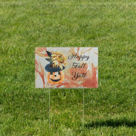 Happy Fall Ya’ll Durable Yard Sign Gartenschild