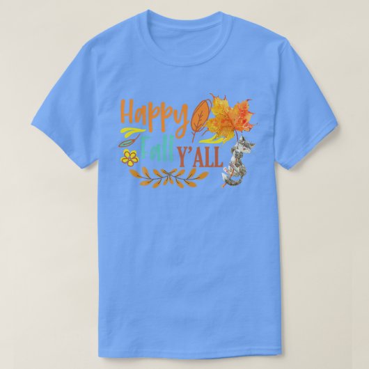 Happy Fall Ya wird Herbst Herbst Leaves Niedlich s T-Shirt (Design vorne)
