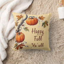 Happy Fall Ya'all - Pumpkin