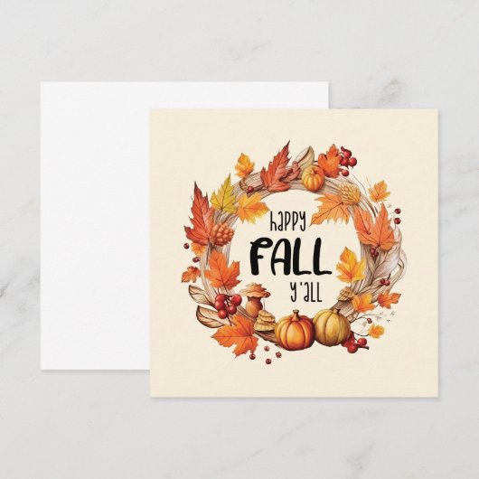 Happy Fall Y'all (Vorne/Hinten)