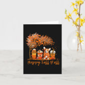 Happy Fall Y'all Autumn Corgi Halloween Pumpkin Sp Karte (Gelbe Blume)