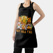Happy Fall Y'all Autumn Gnomes Pumpkin Spice Fall Schürze (InSitu)